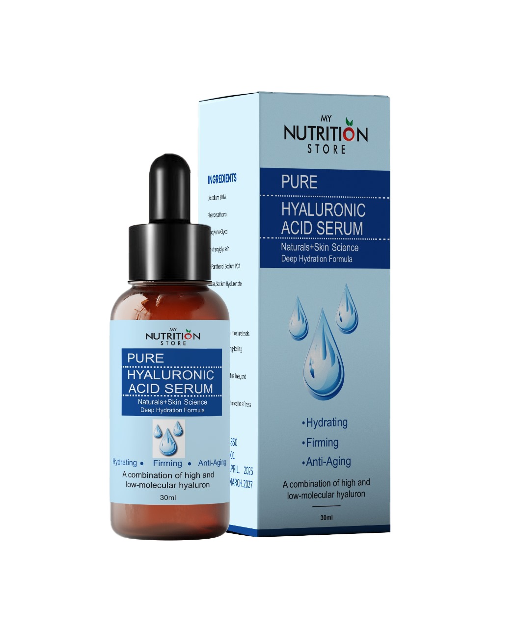 Pure Hyaluronic Acid Serum – Deep Hydration & Plump Skin