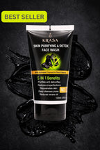 Krasa Charcoal Facewash – Deep Clean, Clear & Oil-Free Skin