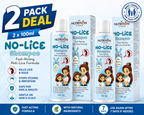 NO-LICE 2 Pack Shampoo – Fast Acting Anti-Lice Treatment