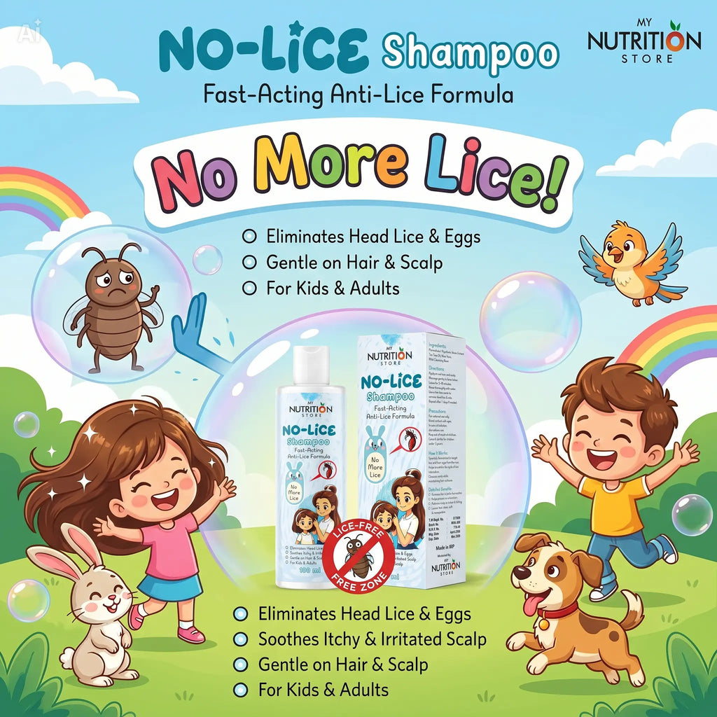 NO-LICE Shampoo – Fast Acting Anti-Lice Treatment