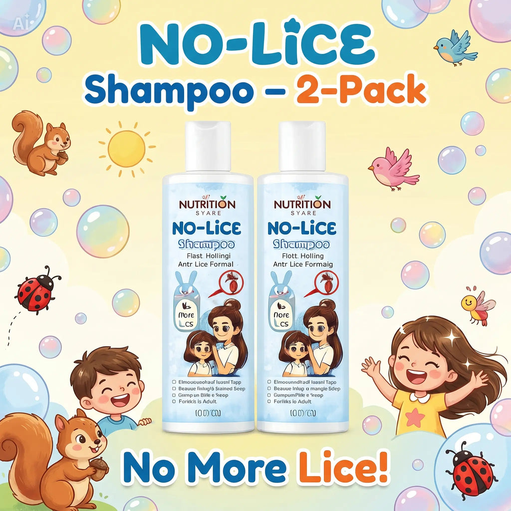 NO-LICE 2 Pack Shampoo – Fast Acting Anti-Lice Treatment