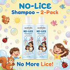 NO-LICE 2 Pack Shampoo – Fast Acting Anti-Lice Treatment