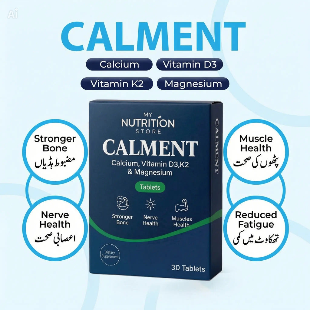 Calment (Bone Health Tablets) Calcium Magnesium with D3 & K2