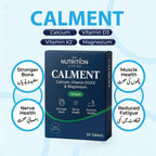 Calment (Bone Health Tablets) Calcium Magnesium with D3 & K2