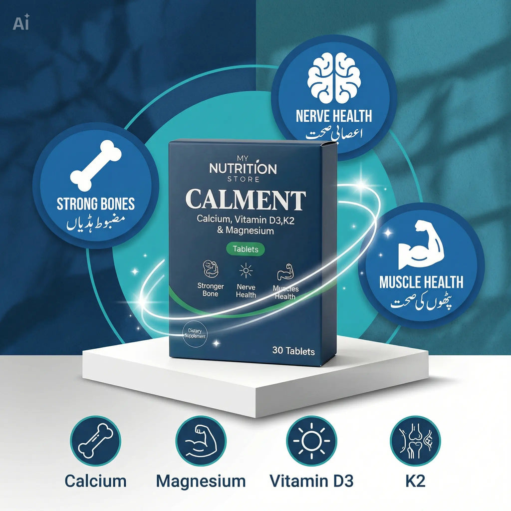Calment (Bone Health Tablets) Calcium Magnesium with D3 & K2