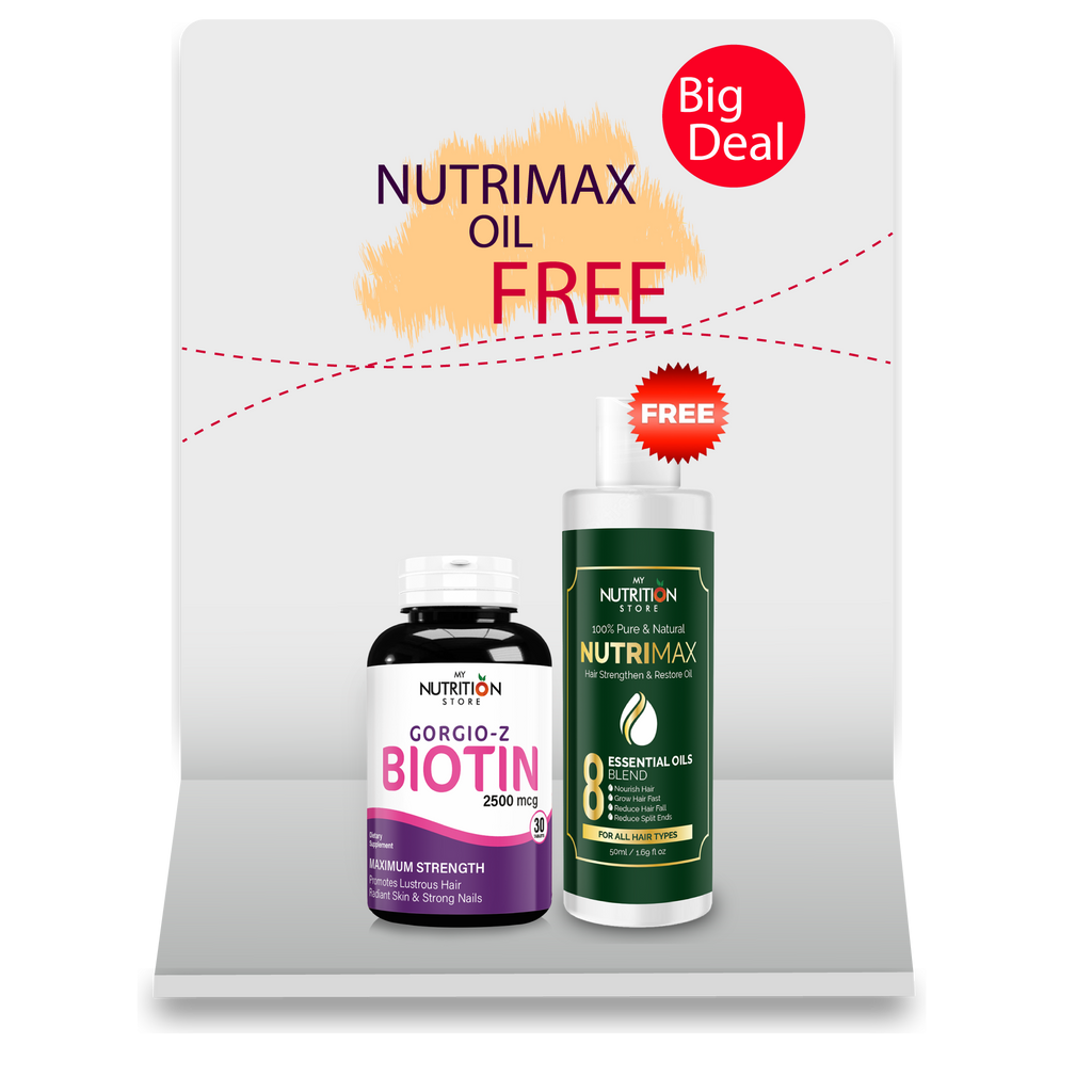 Buy Gorgio-Z-Biotin & Get Free NutriMax Oil
