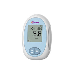 ORBIT BLOOD GLUCOSE METER WITH FOIL PACK STRIPS