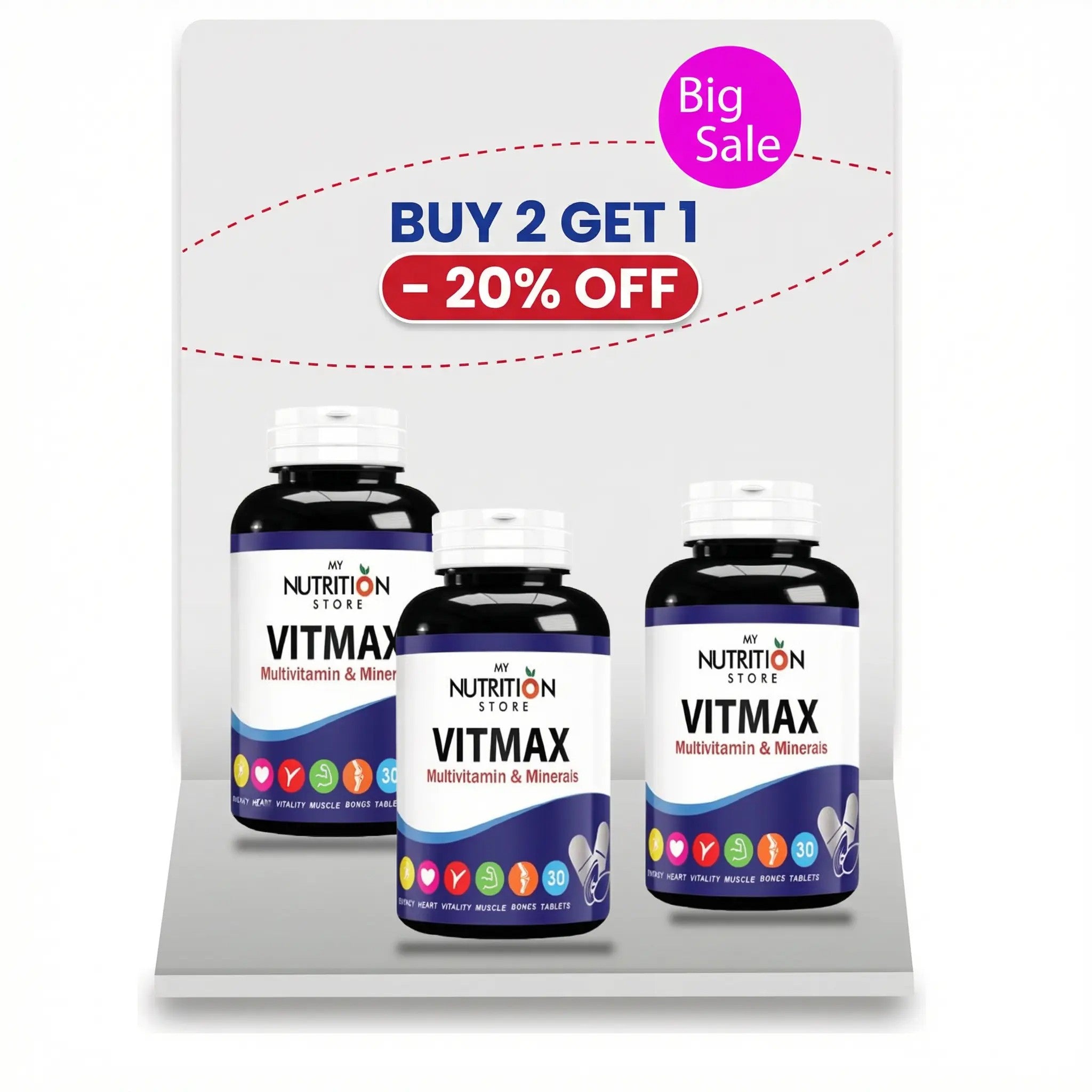 Buy 2 Vitmax Get 1 Vitmax 20% Off Main image