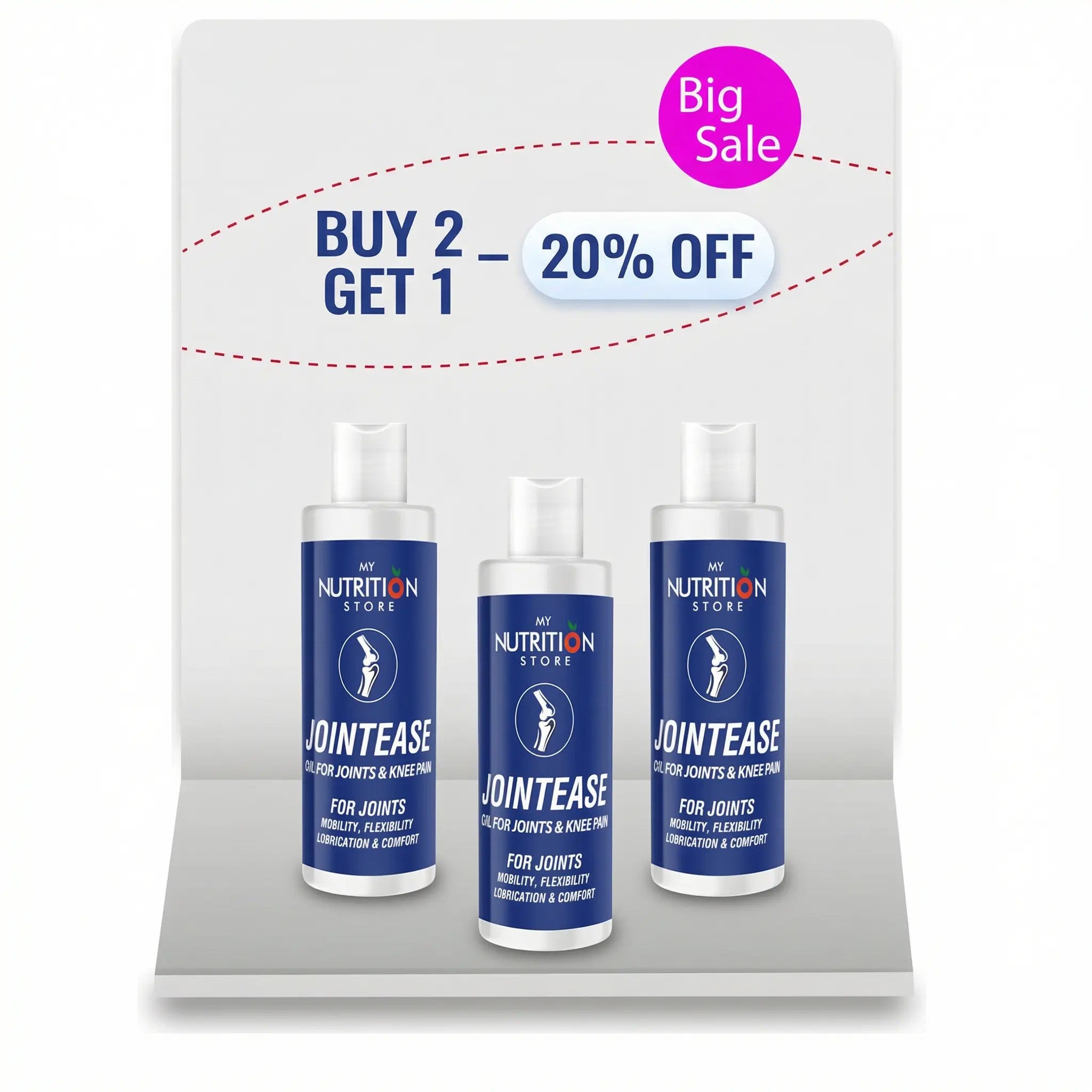 Buy 2 Jointease Oil (50ml) & Get 1 Jointease oil 20% Off Main image