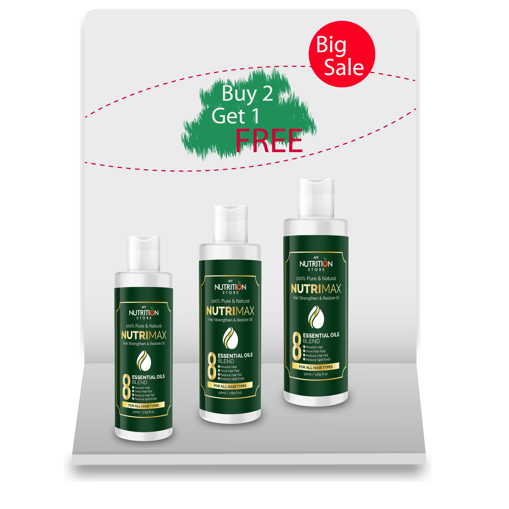 Buy 2 NutriMax Oil (50ml) Get 1 Free