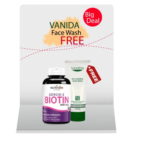 Gorgio-Z Biotin & Get Free Facewash Main image