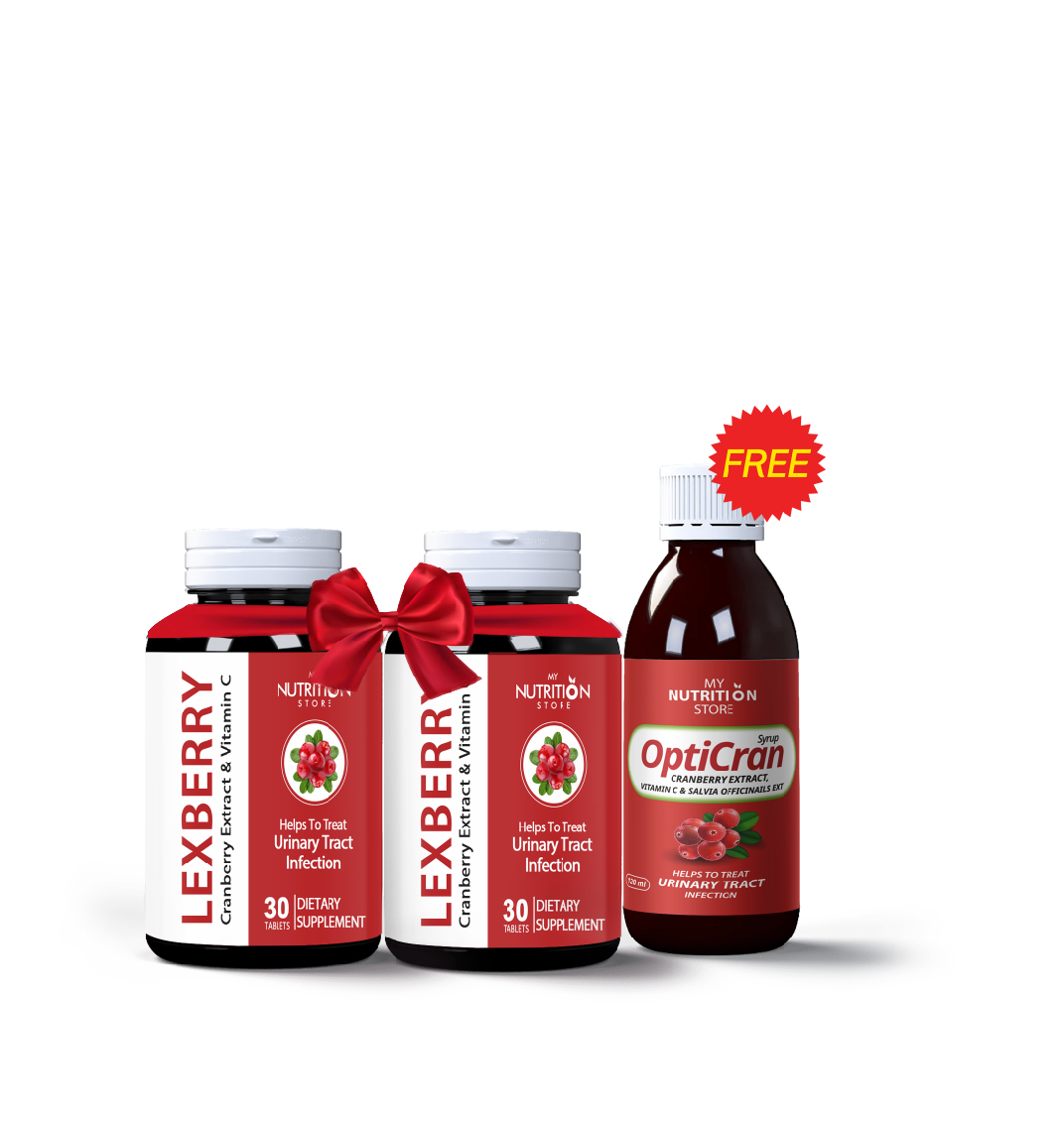 LEXBERRY PACK WITH OPTICRAN UTI CARE BUNDLE