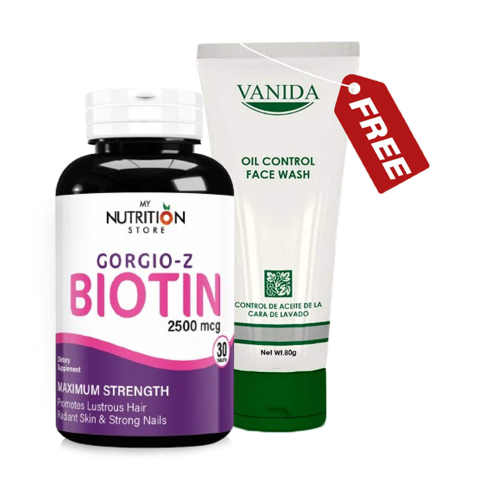 Gorgio-Z Biotin & Get Free Facewash
